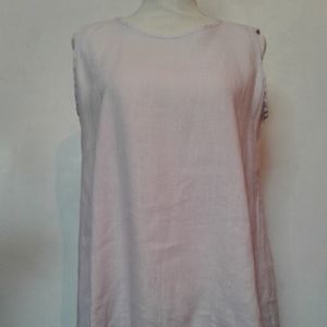 Flax sleeveless tunic